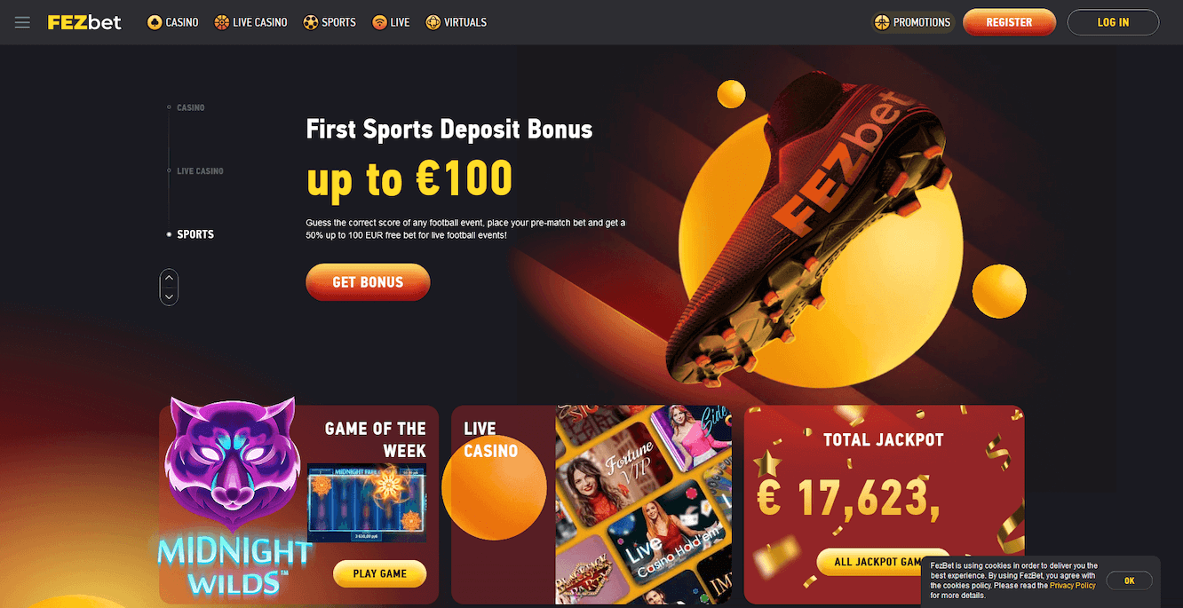 fezbet casino no deposit bonus